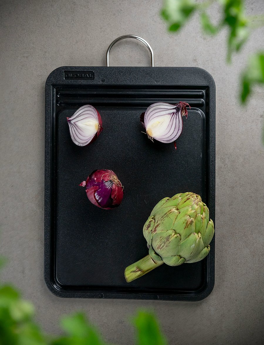 GLOBAL - Cutting board plastic black 36,5x26,5x1,3 cm - lõikelauad - black - 0
