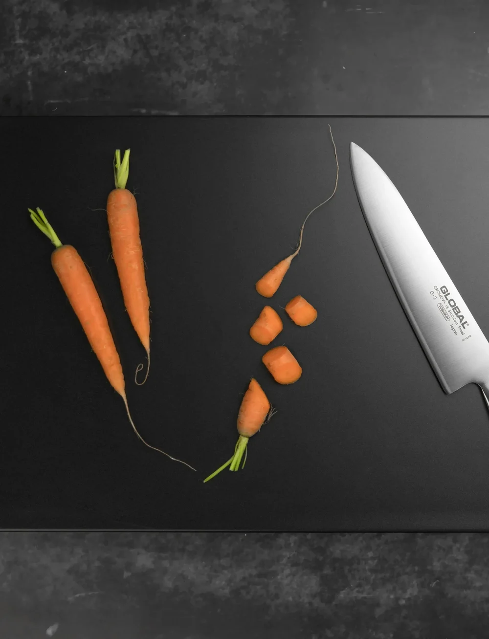 GLOBAL - Cutting board sugarcane, 53x30,5x1,4 cm - schneidebretter - black - 1