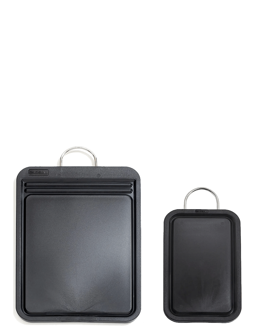 GLOBAL - GLOBAL, 2-piece Cutting board set - lõikelauad - black - 1