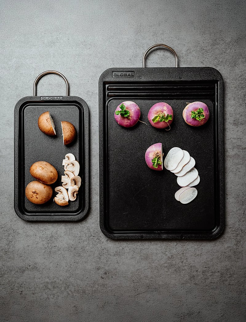 GLOBAL - GLOBAL, 2-piece Cutting board set - lõikelauad - black - 0