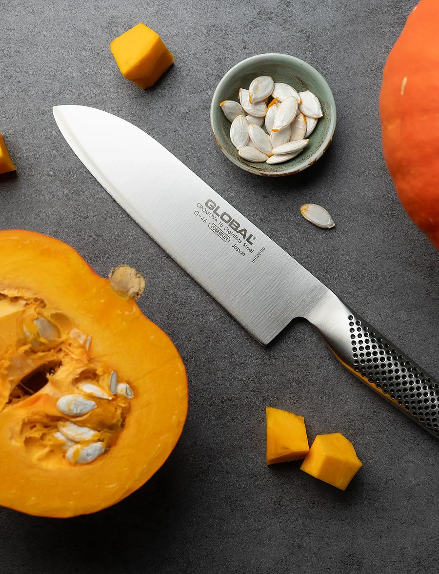 GLOBAL - Santoku 18 cm - santoku noad - staineless steel - 2