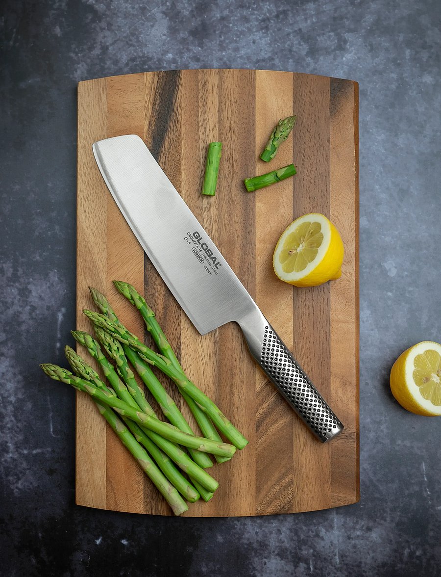 GLOBAL - Vegetable chopper 18 cm - köögiviljanoad - staineless steel - 2