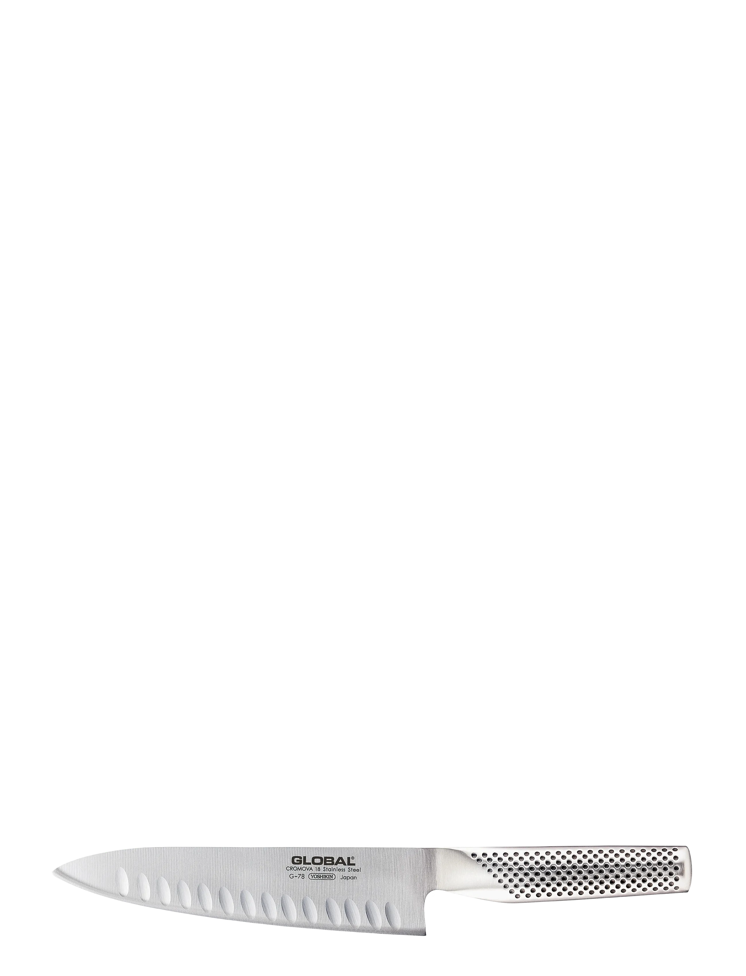 GLOBAL Kokkekniv Grantonskær 18 cm, 18 cm, Silver, Knive Og Tilbehør > Kokkeknive, Unisex