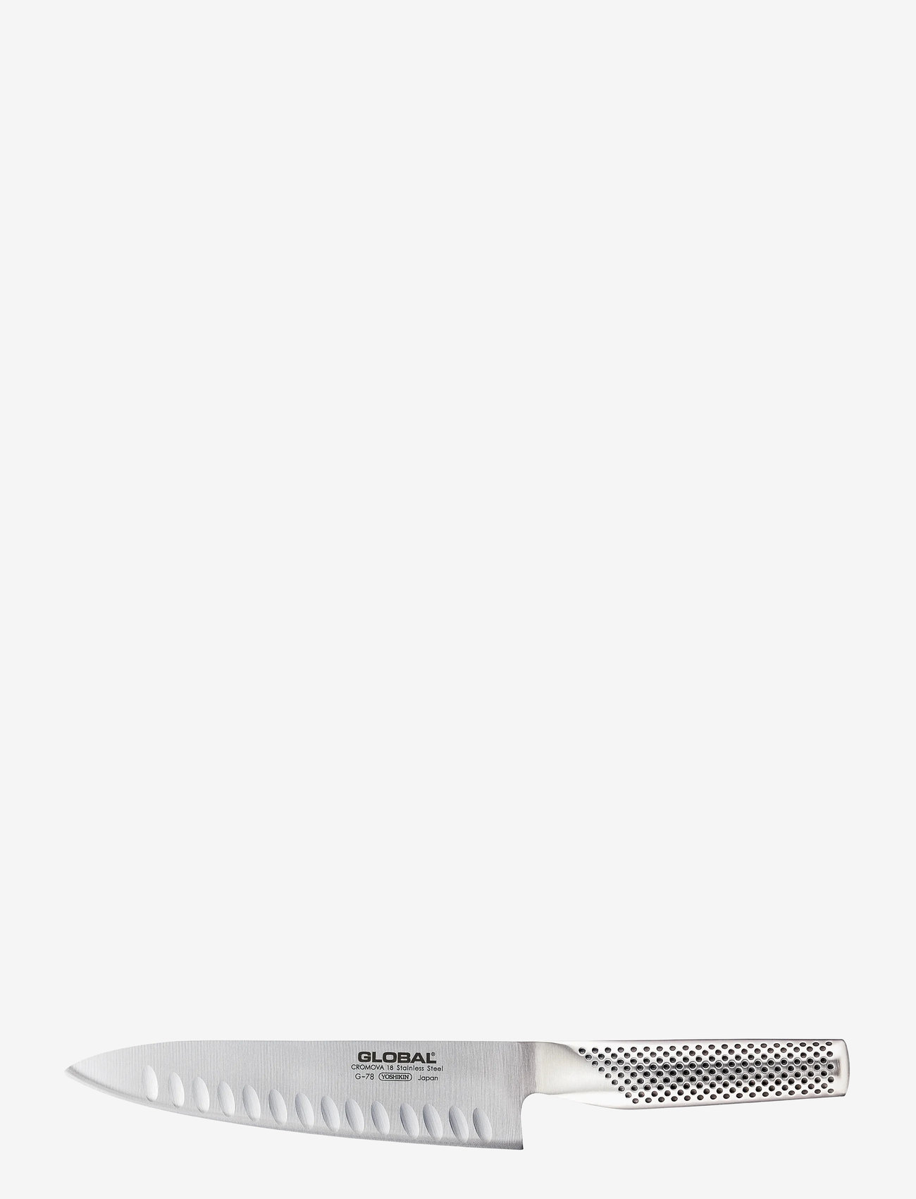 GLOBAL - Chef's knife fluted 18 cm - kokanoad - staineless steel - 0
