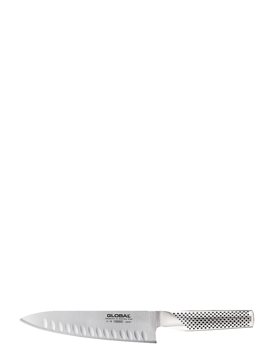 GLOBAL - Chef's knife fluted 18 cm - kokanoad - staineless steel - 0