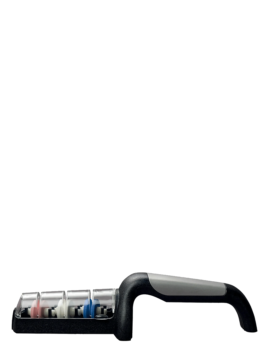 GLOBAL - Water sharpener, 3-wheel, black/stainless steel - noateritajad - black - 1