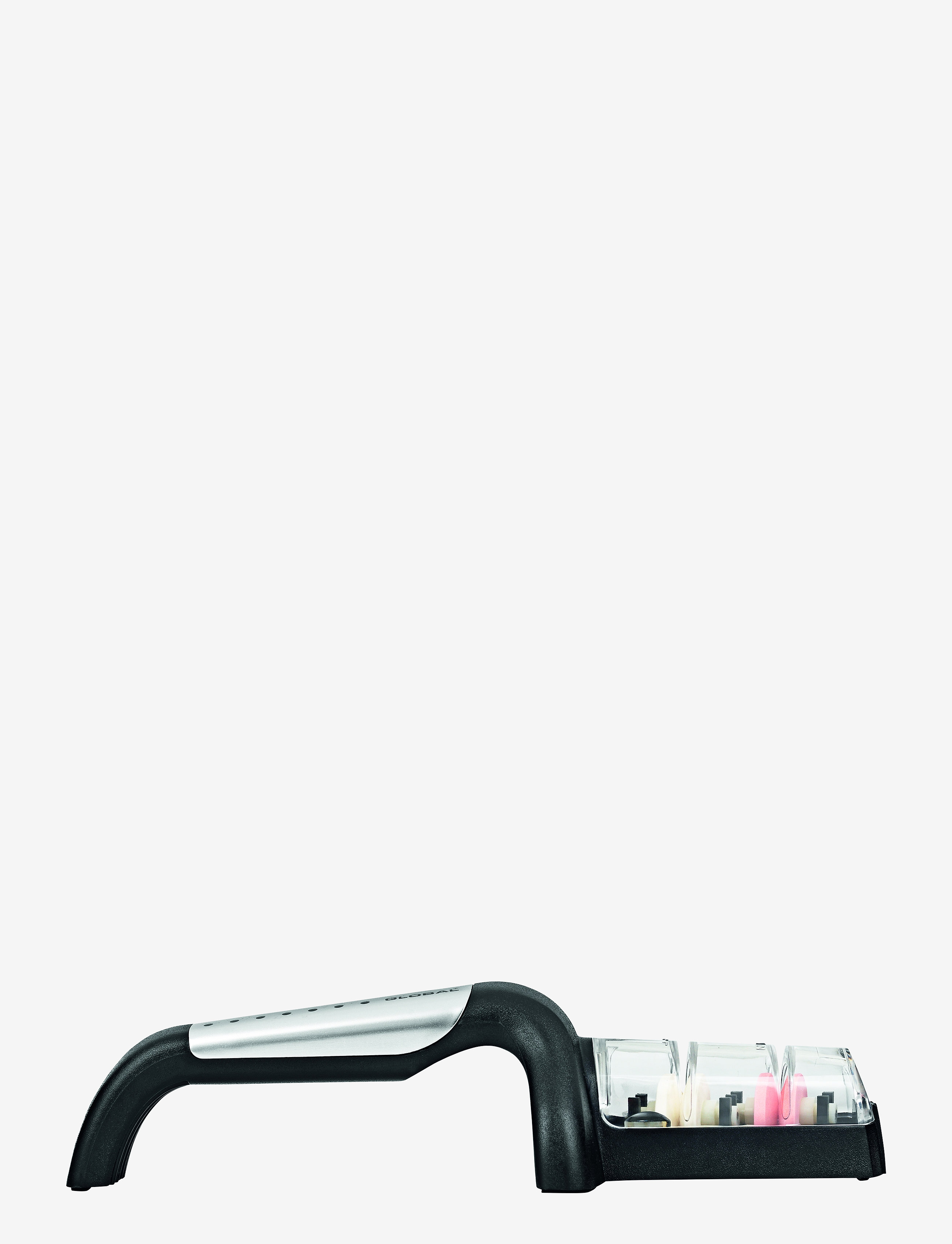 GLOBAL Water sharpener, 2-wheel, black/stainless steel - Köök - BLACK / black