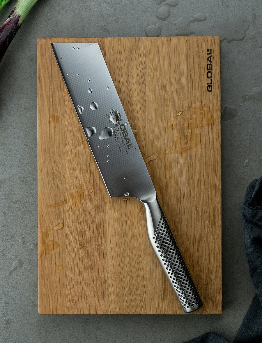 GLOBAL - Vegetable chopper forged 18 cm - köögiviljanoad - staineless steel - 0