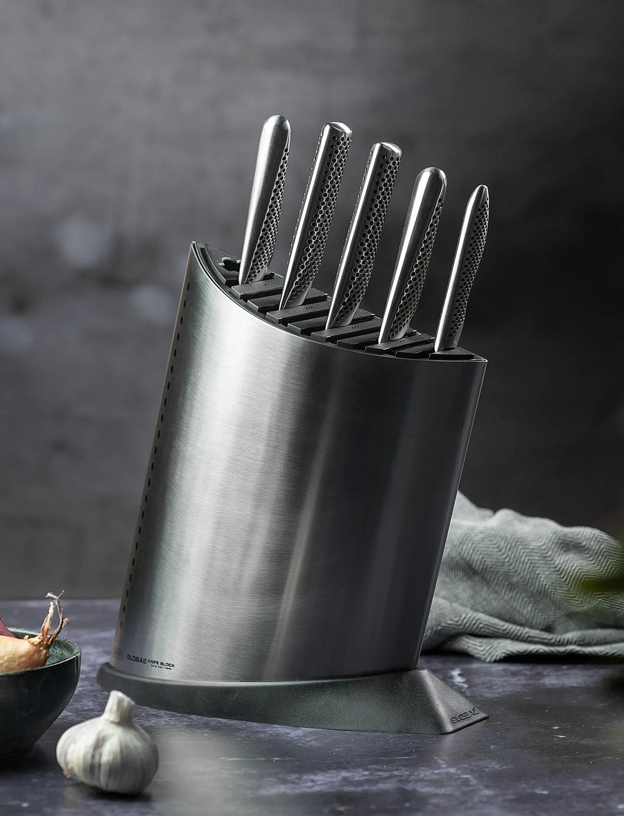 GLOBAL - Knife stand 9+1 stainless steel - nugade alused - staineless steel - 0