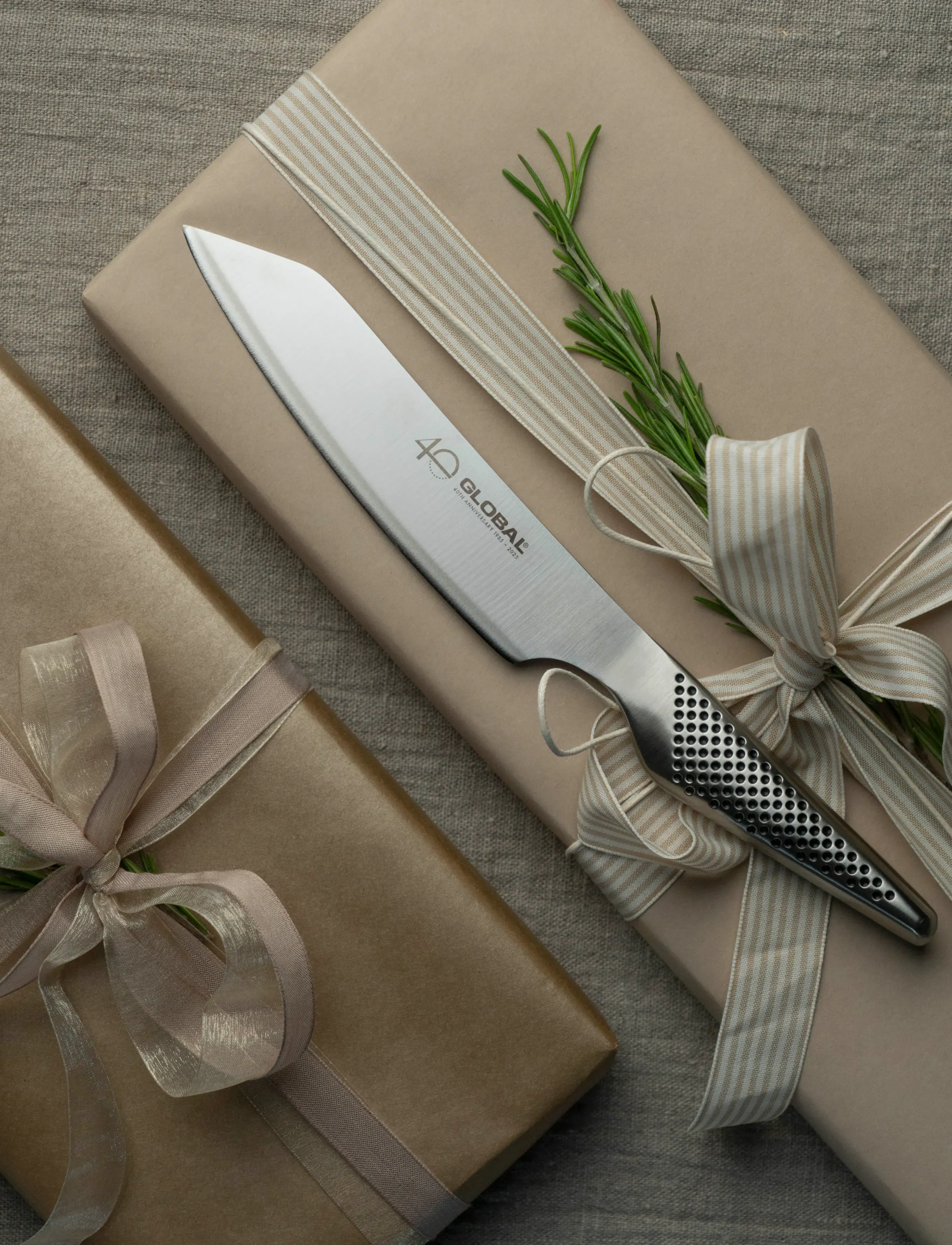 GLOBAL - Global 40th Anniversary Kiritsuke Knife 15cm - staineless steel - 3