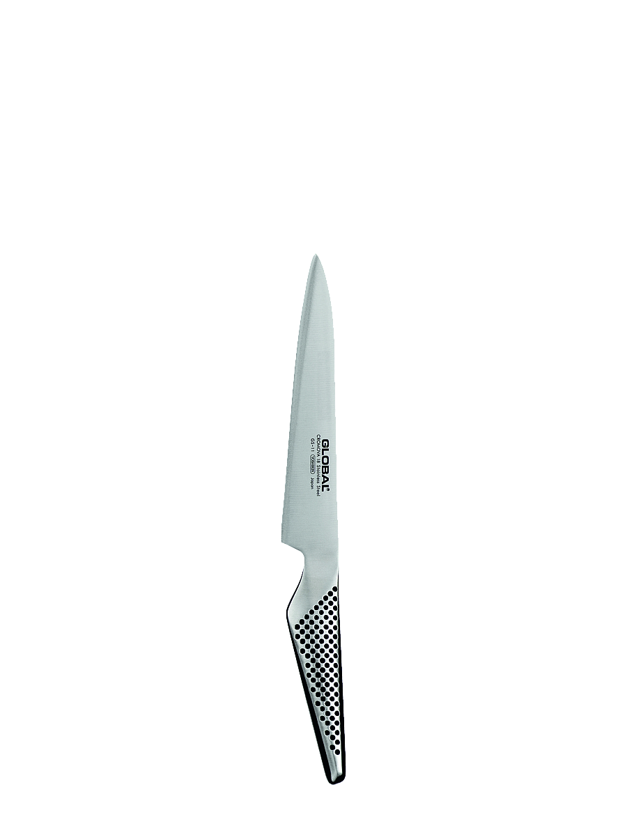 GLOBAL - Utility knife15 cm flexible - köögiviljanoad - staineless steel - 1