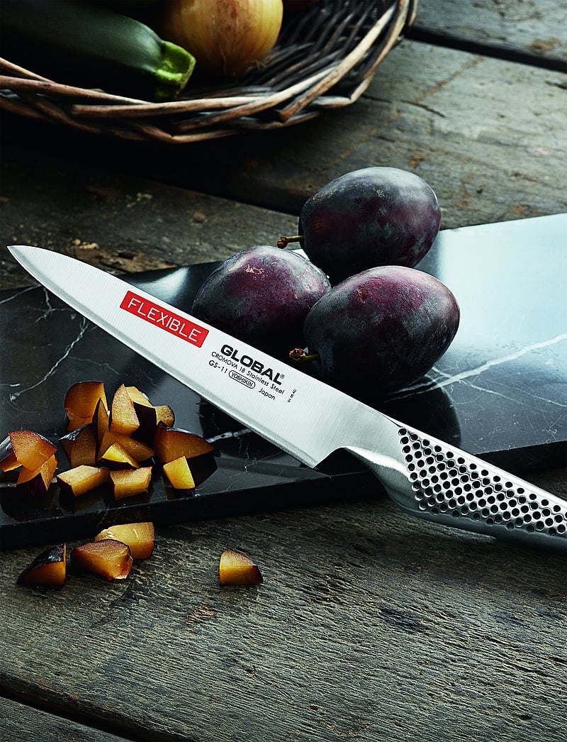 GLOBAL - Utility knife15 cm flexible - köögiviljanoad - staineless steel - 0