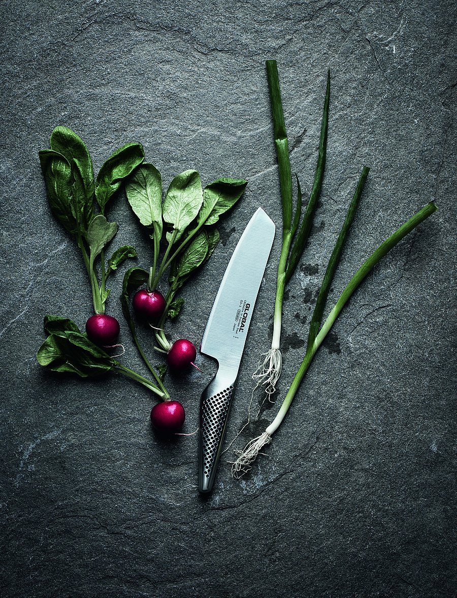 GLOBAL - Vegetable chopper 14 cm - köögiviljanoad - staineless steel - 0