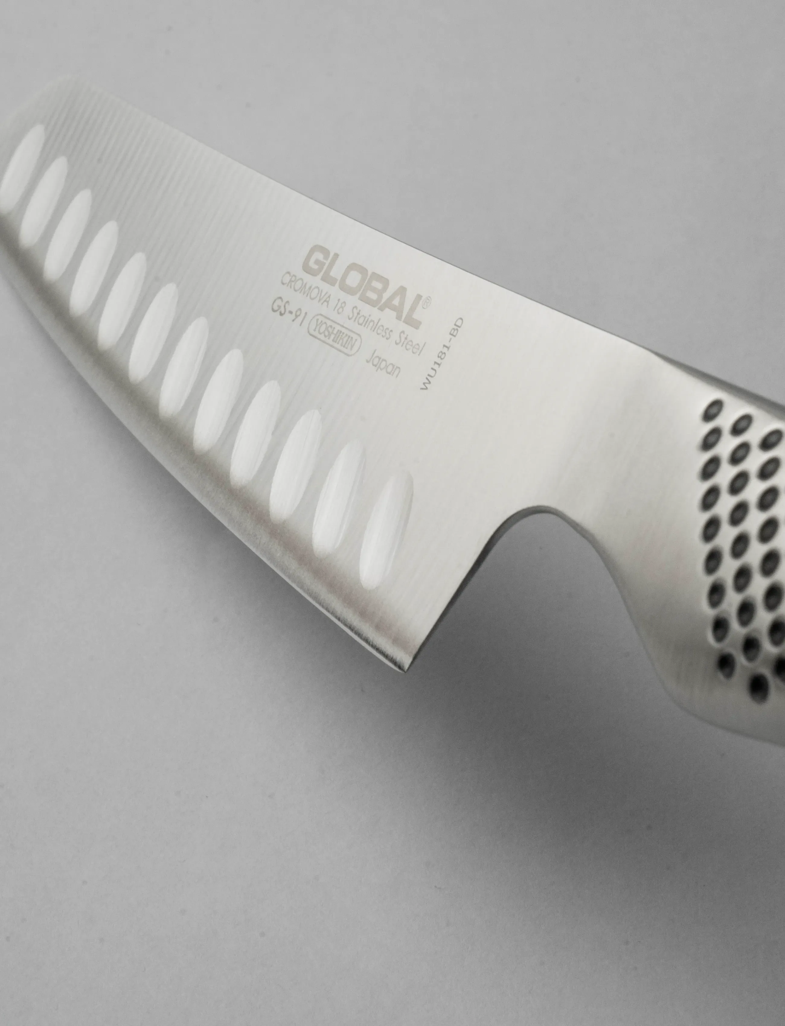 GLOBAL - Vegetable chopper olive-polished 14 cm - köögiviljanoad - staineless steel - 3