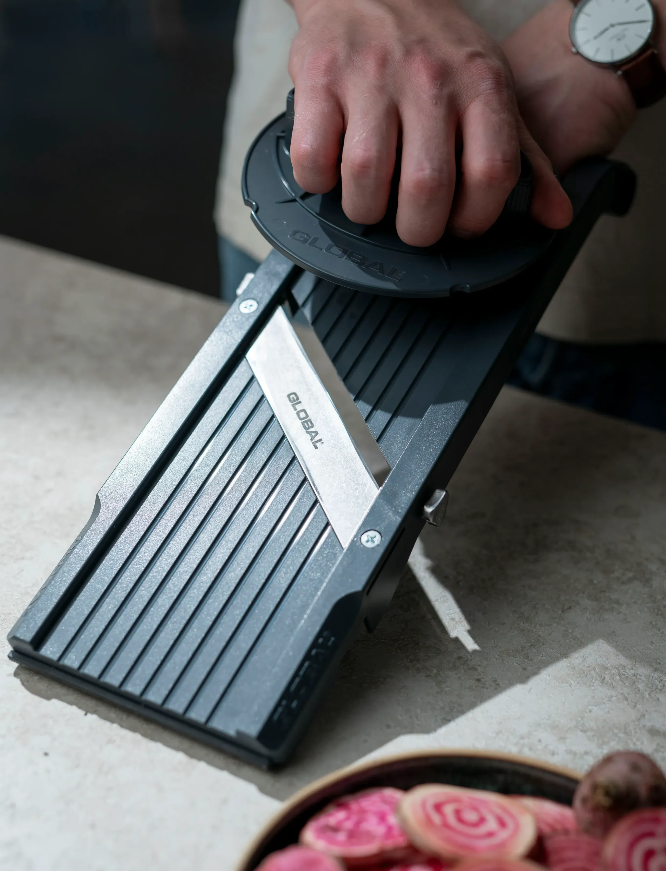 GLOBAL - GLOBAL, Mandolin Slicer 95 mm - riivid - grey - 5