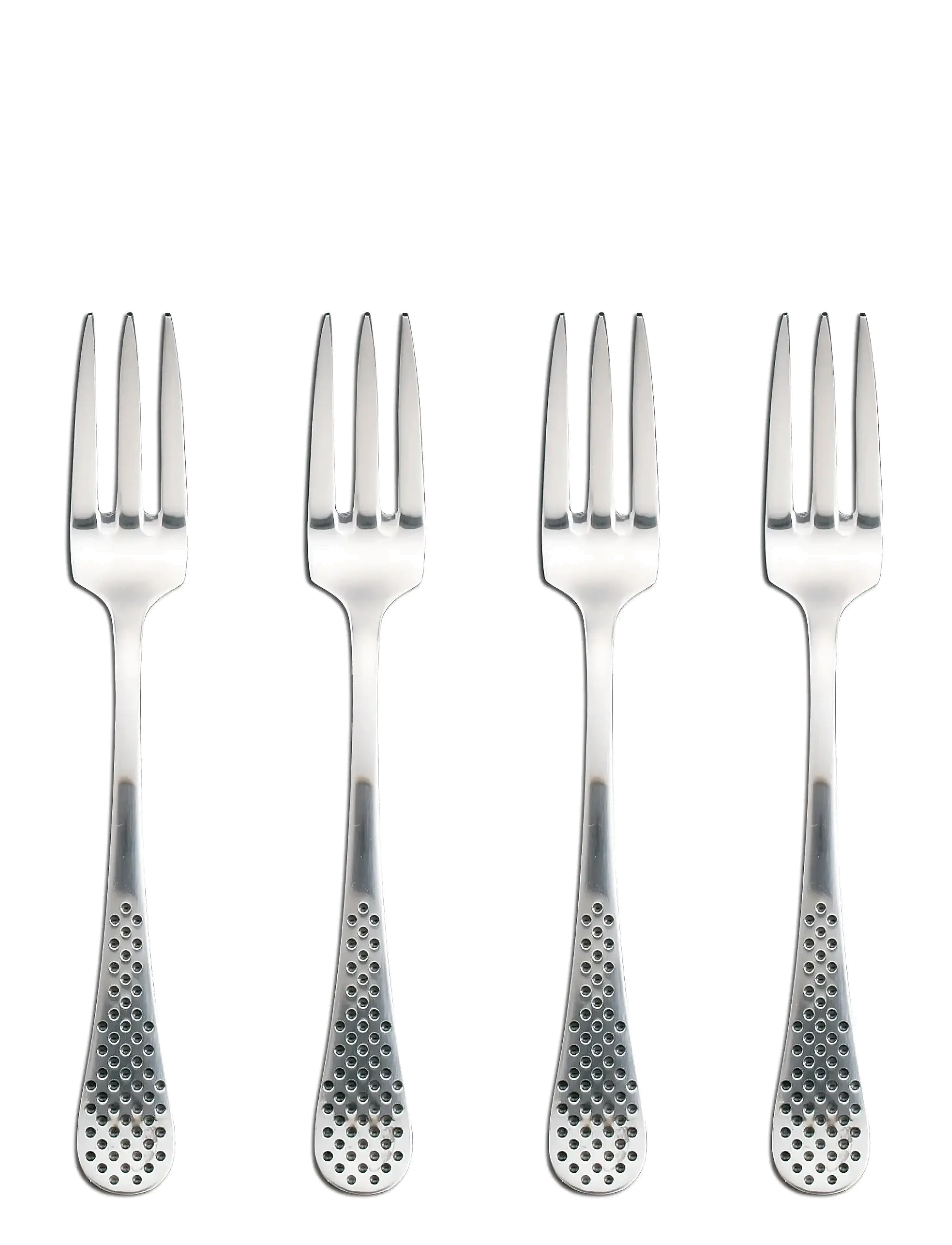 GLOBAL Bordsgaffel 4-del set - Gafflar - STAINELESS STEEL / silver