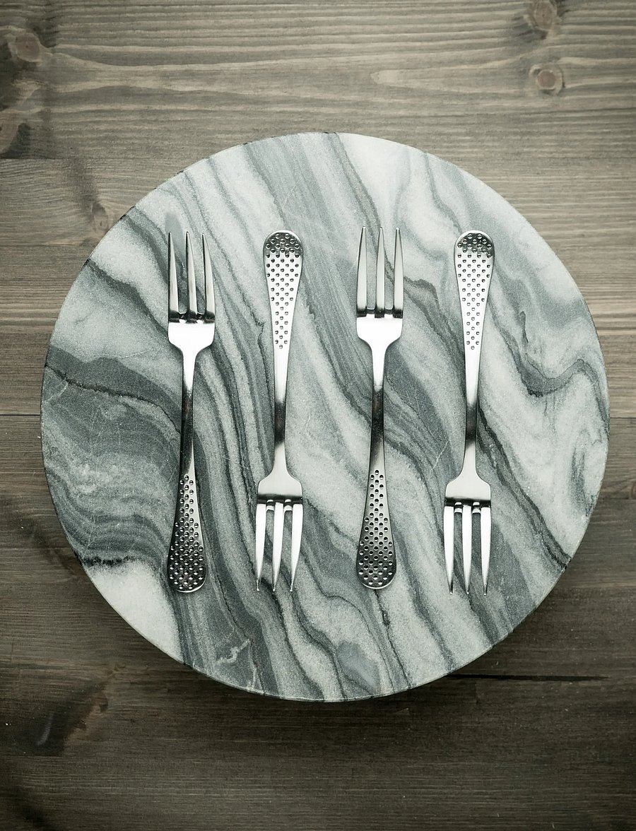 GLOBAL - 4-pc. set steak fork - Šakutės - staineless steel - 0