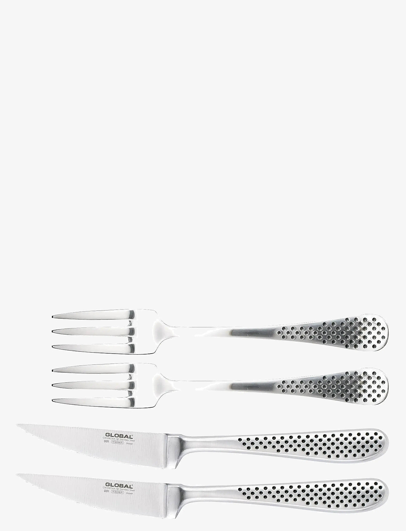 GLOBAL - Steakkniv & gaffel sæt - cutlery sets - staineless steel - 1