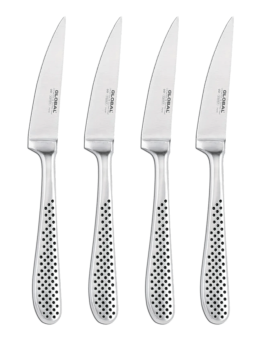 GLOBAL - 4-pc. set steak knife - noakomplektid - staineless steel - 1