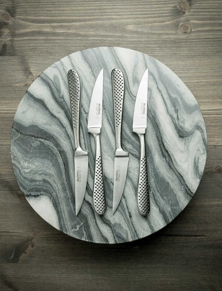 GLOBAL - 4-pc. set steak knife - noakomplektid - staineless steel - 0