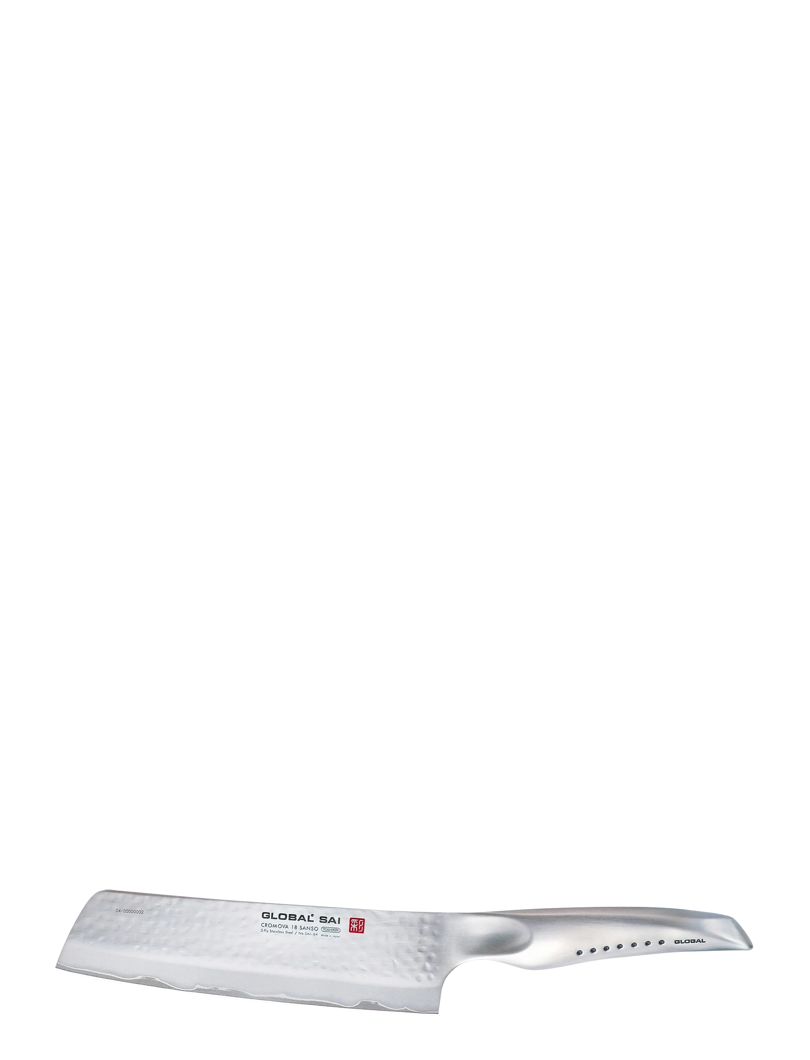 GLOBAL Grönsakshacka 19cm - Grönsaksknivar - STAINELESS STEEL / silver