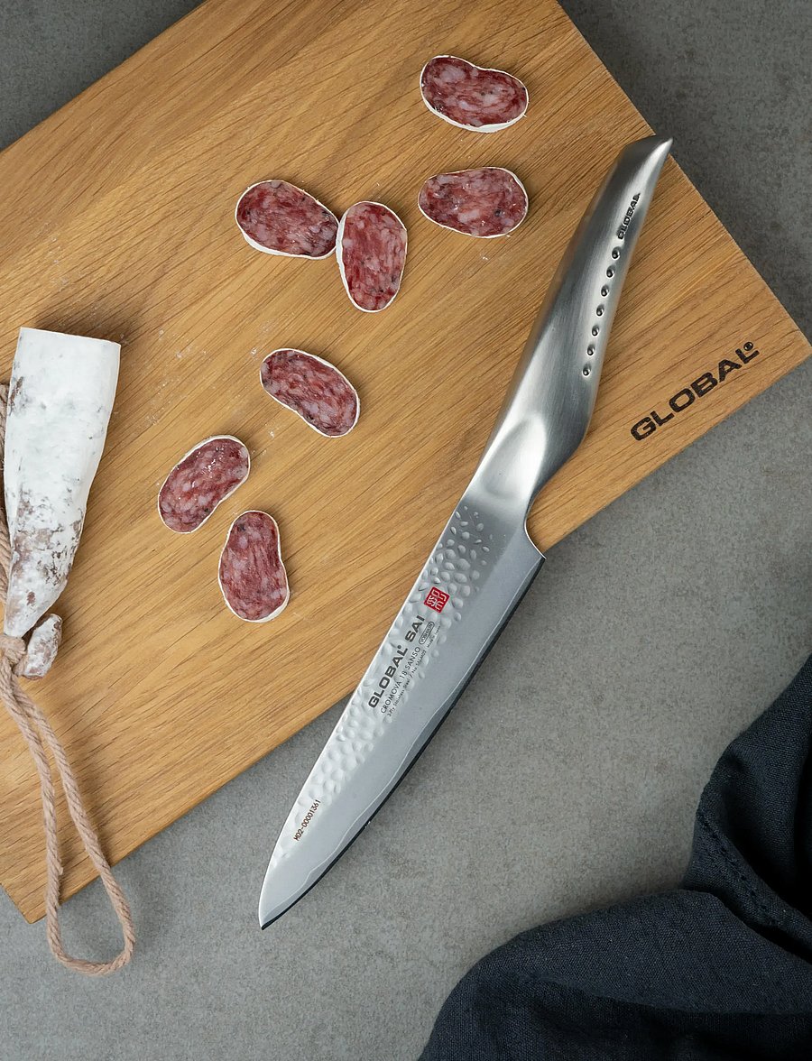 GLOBAL - Utility knife 14,5 cm - köögiviljanoad - staineless steel - 0