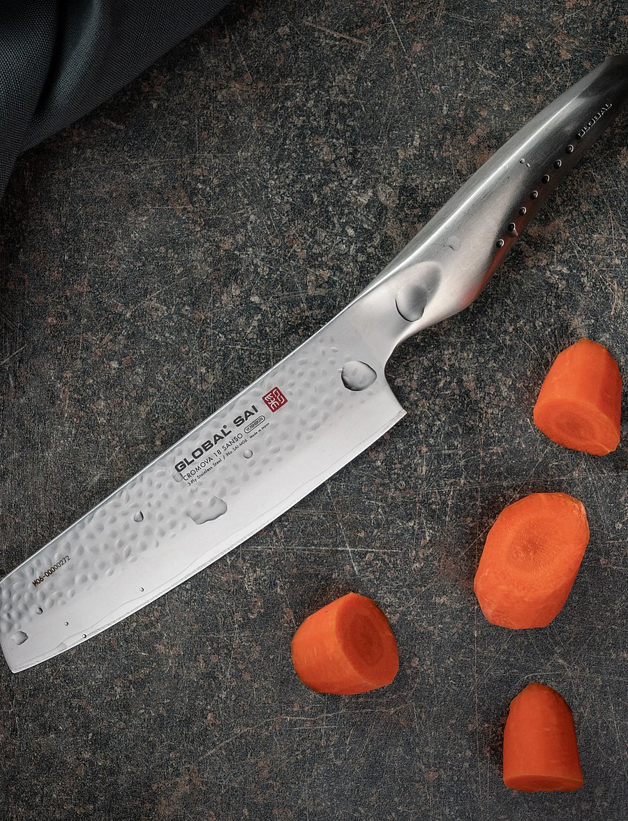GLOBAL - Vegetable chopper 15 cm - köögiviljanoad - staineless steel - 0