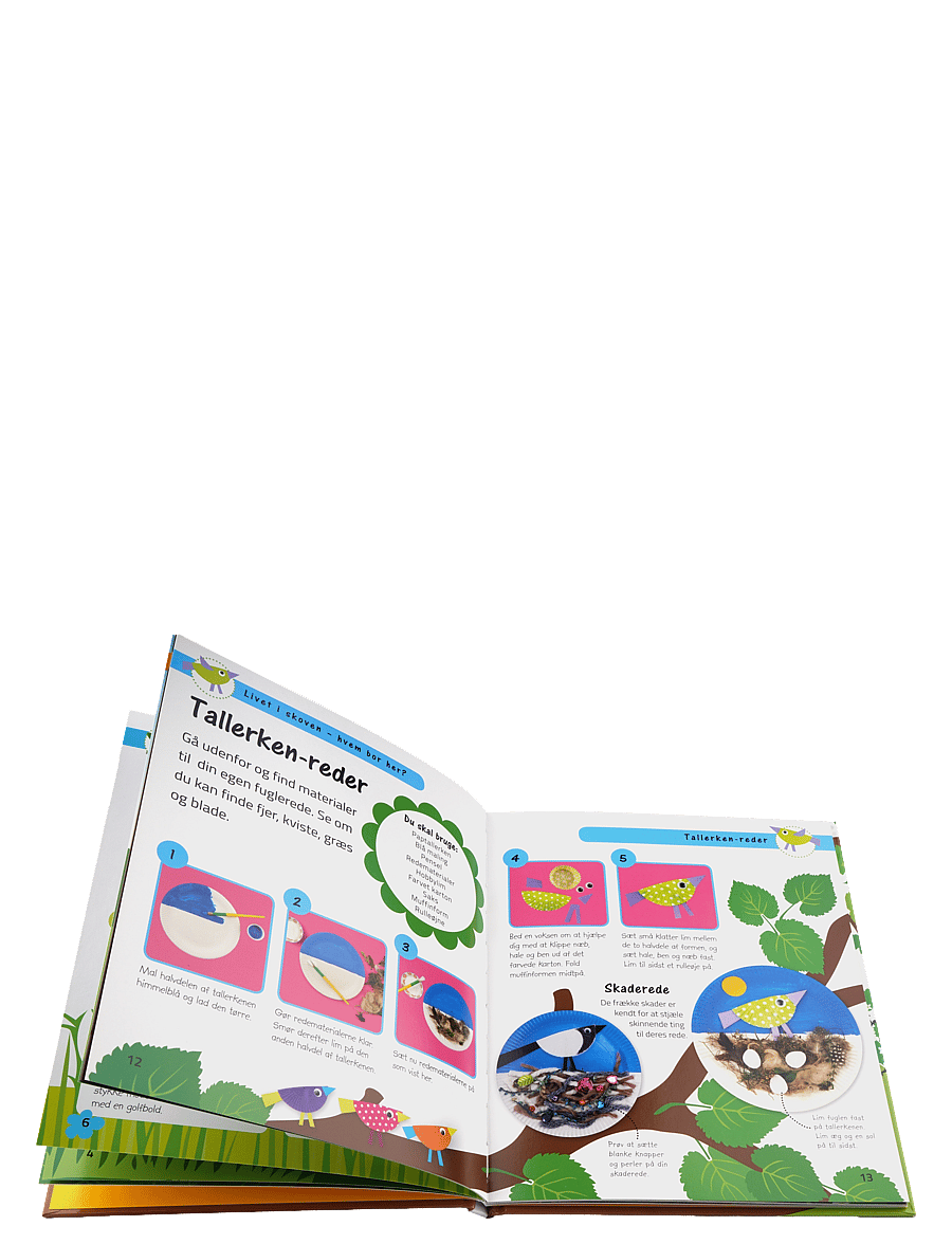 GLOBE - Livet i skoven - hvem bor her? - pedagogiska barnböcker - children's book - 2