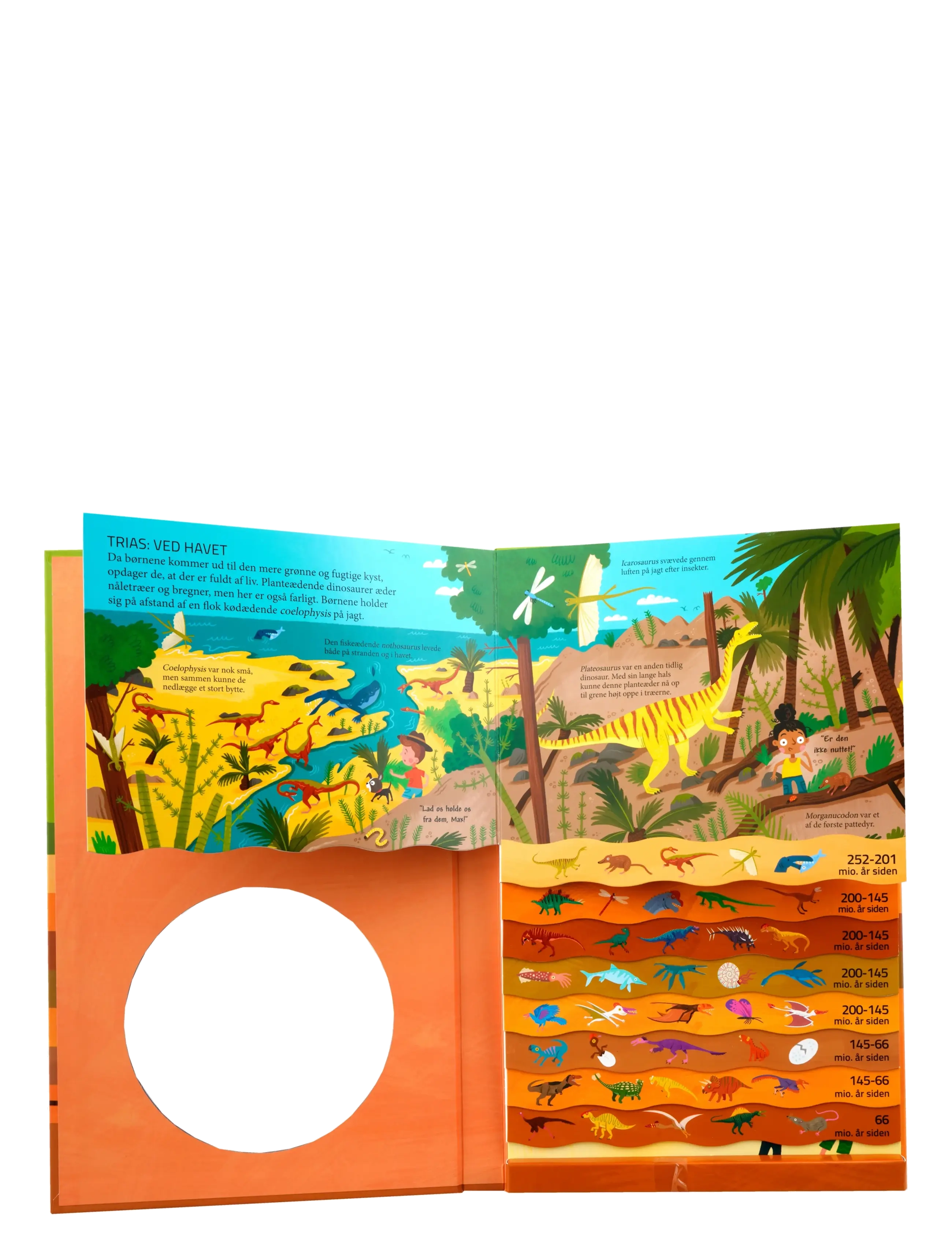 GLOBE - Kom med tilbage i tiden og mød dinosaurerne - pædagogiske bøger - boardbook - 1
