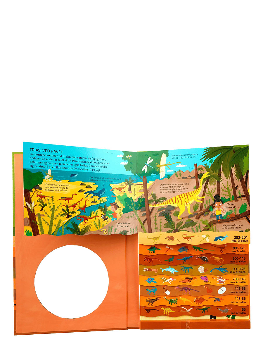 GLOBE - Kom med tilbage i tiden og mød dinosaurerne - pedagogiske bøker - boardbook - 1