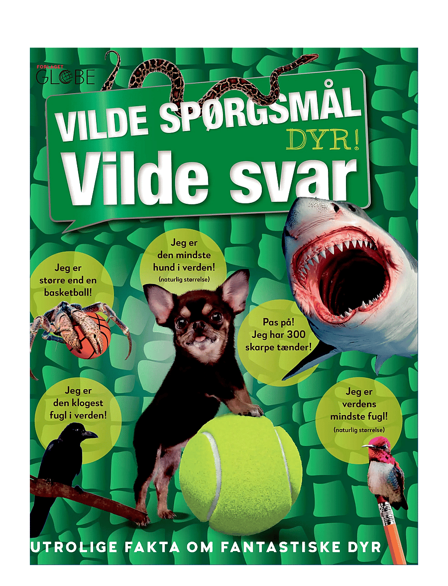 GLOBE - Vilde spørgsmål - Vilde svar - Dyr - pædagogiske bøger - green - 0