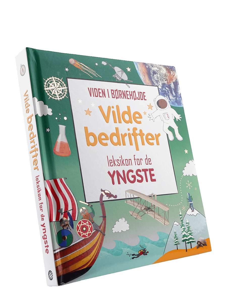 GLOBE - Vilde bedrifter - leksikon for de yngste - pedagogiska barnböcker - green - 1