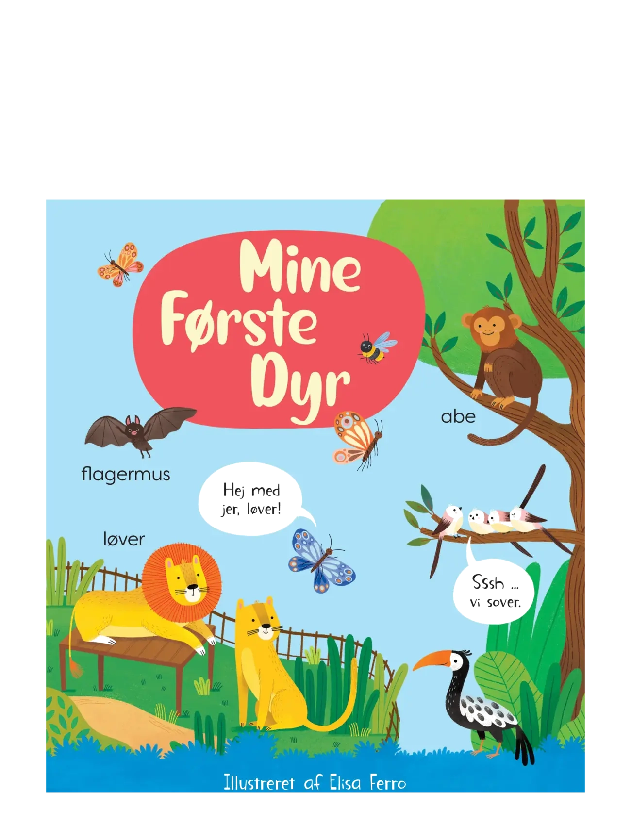 GLOBE Mine Første Dyr, Børn, Educational Books, Multi/mønstret, Str: DANISH