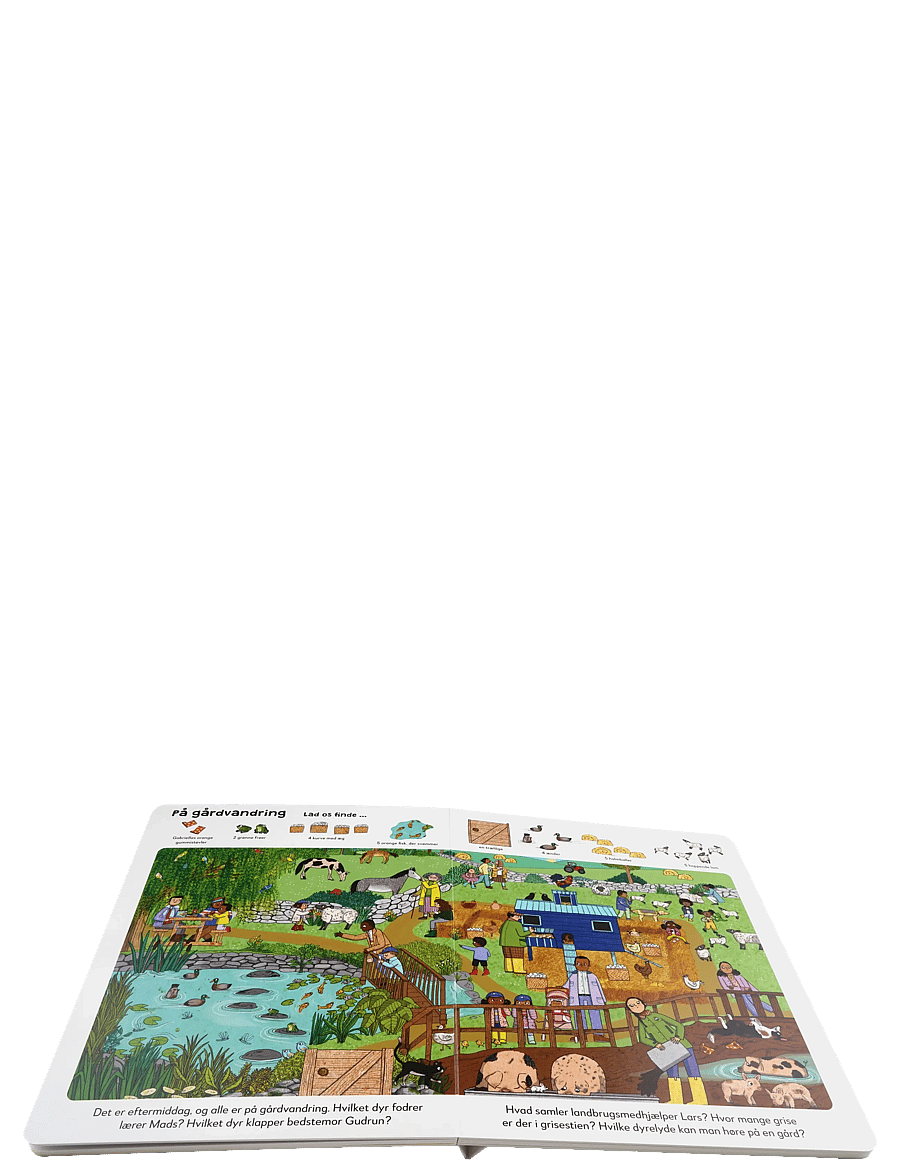 GLOBE - Find fantastiske ting på gården - pedagogiska barnböcker - boardbook - 3