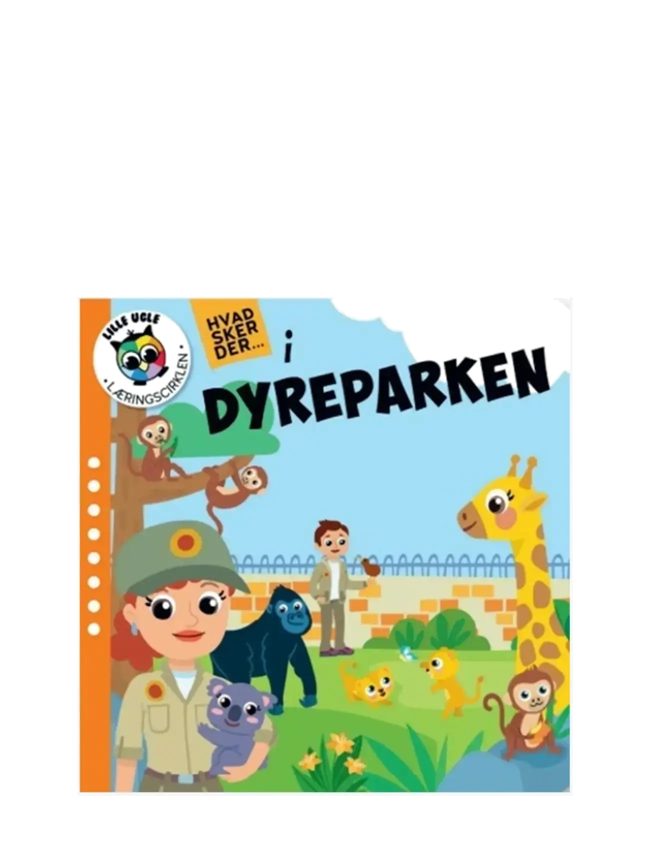 GLOBE Hvad sker der i dyreparken - Julklappar till barn - BOARDBOOK / multi