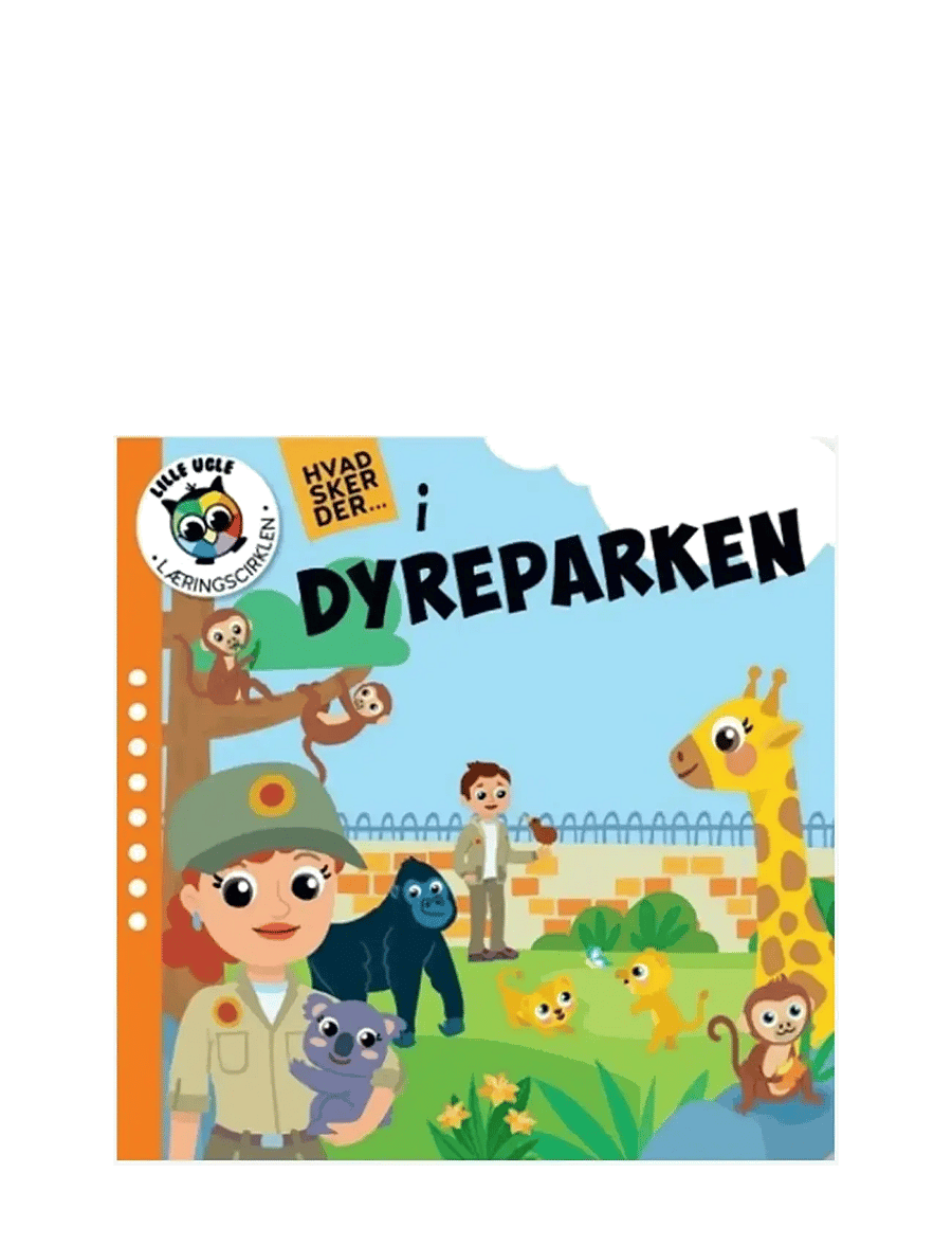 GLOBE - Hvad sker der i dyreparken - pedagogiska barnböcker - boardbook - 0