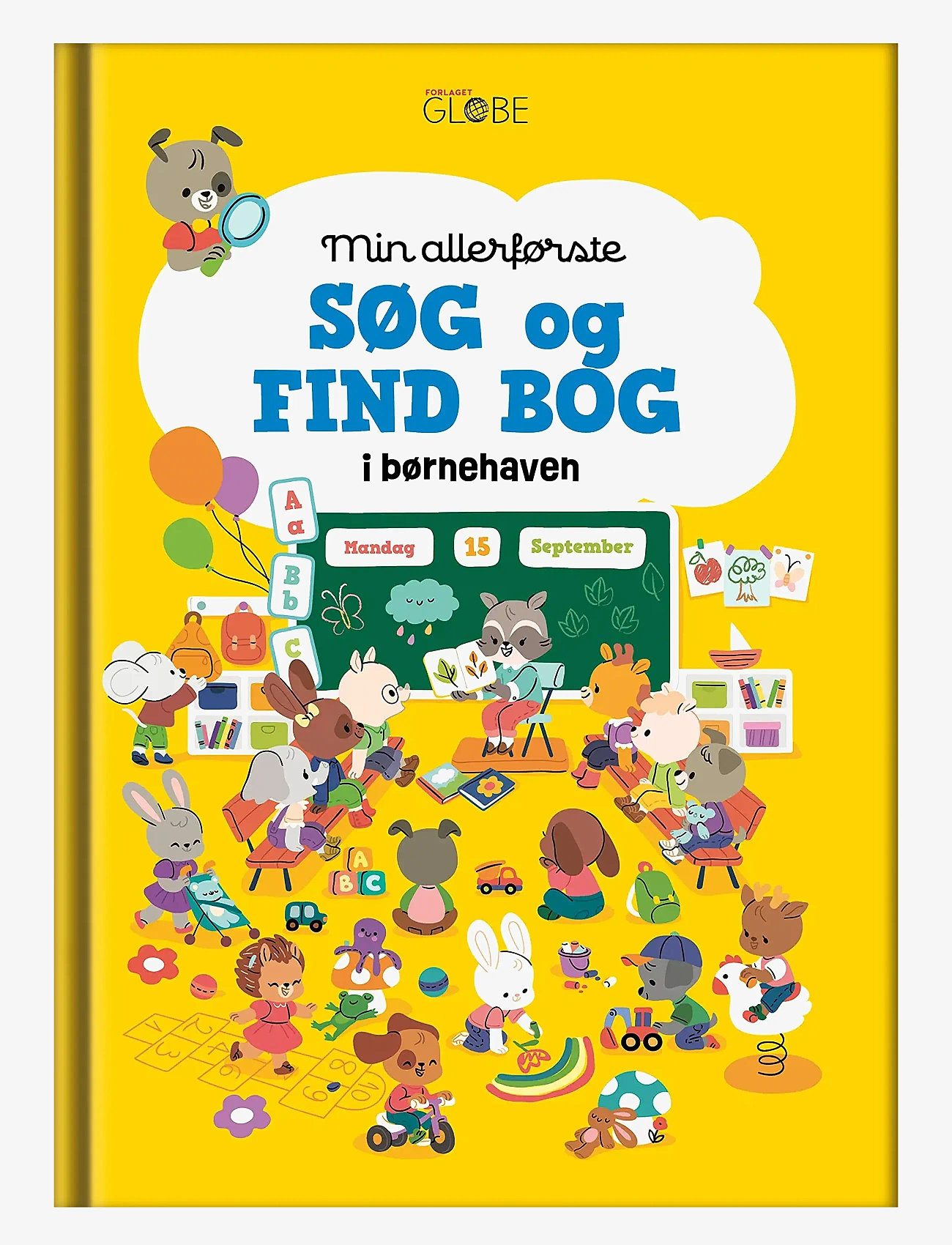 GLOBE - Min allerførste søg og find bog - I børnehaven - pædagogiske bøger - boardbook - 0
