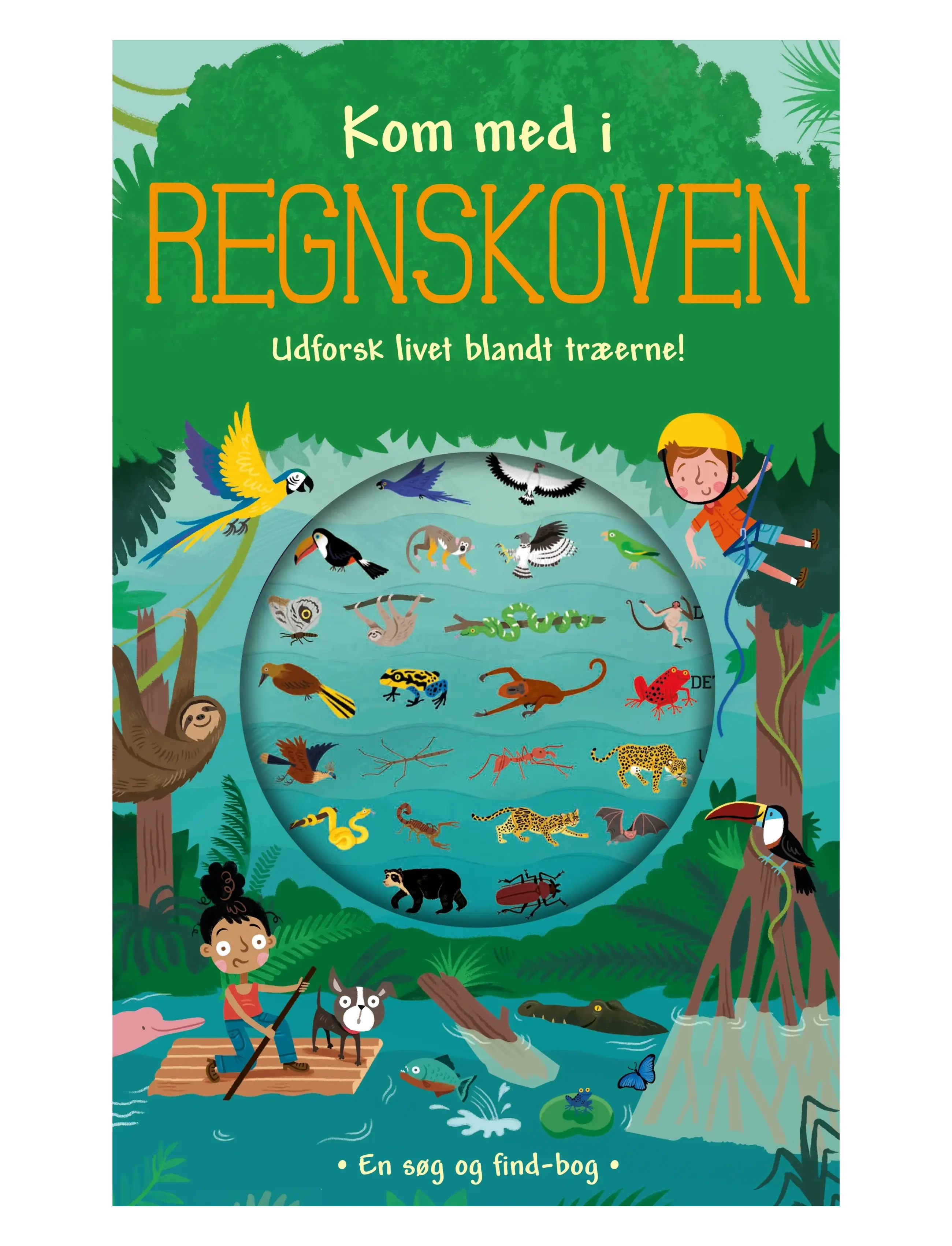 GLOBE Kom med i regnskoven - Julklappar till barn - BOARDBOOK / multi