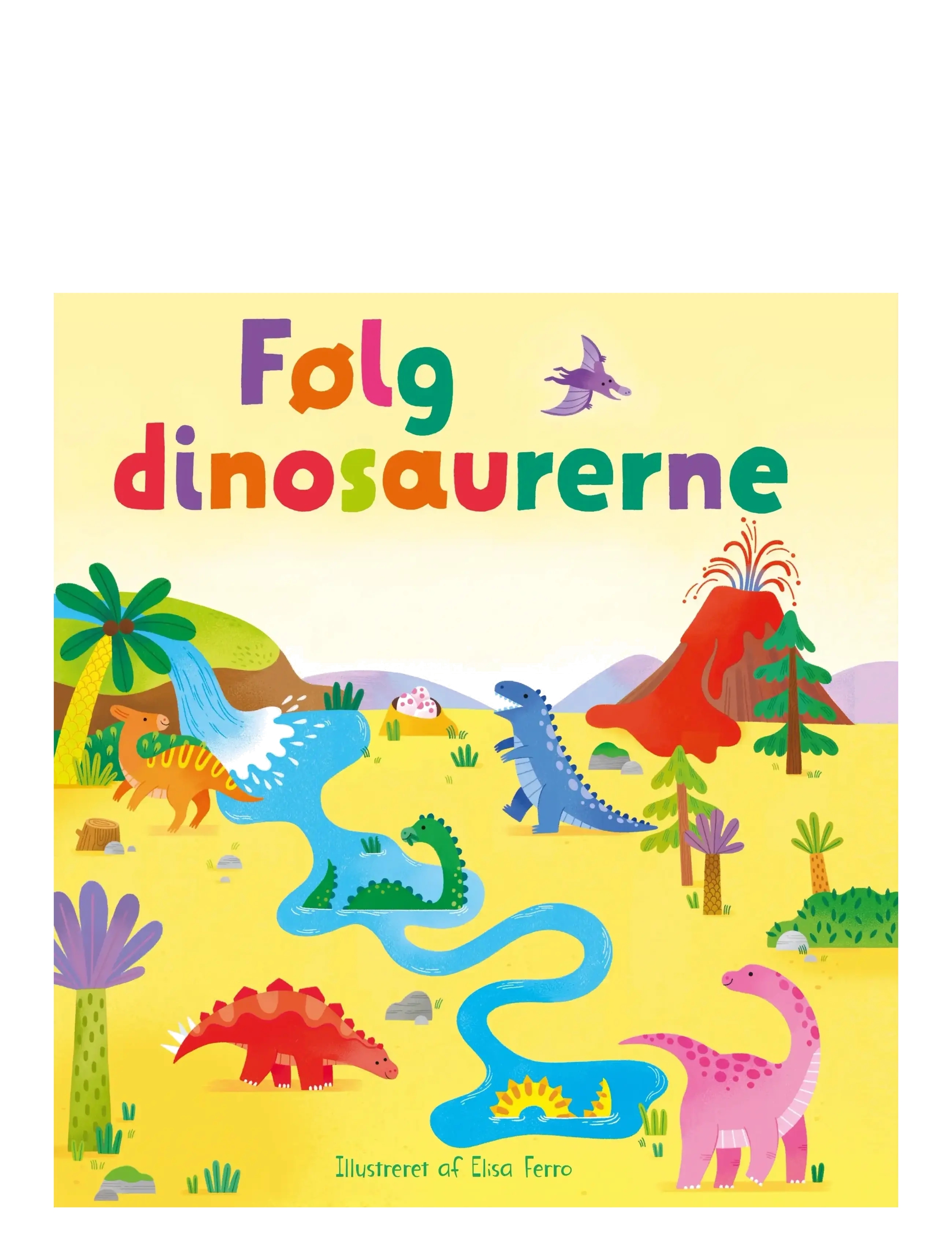 GLOBE Følg dinosaurerne - Børnebøger - BOARDBOOK / multi