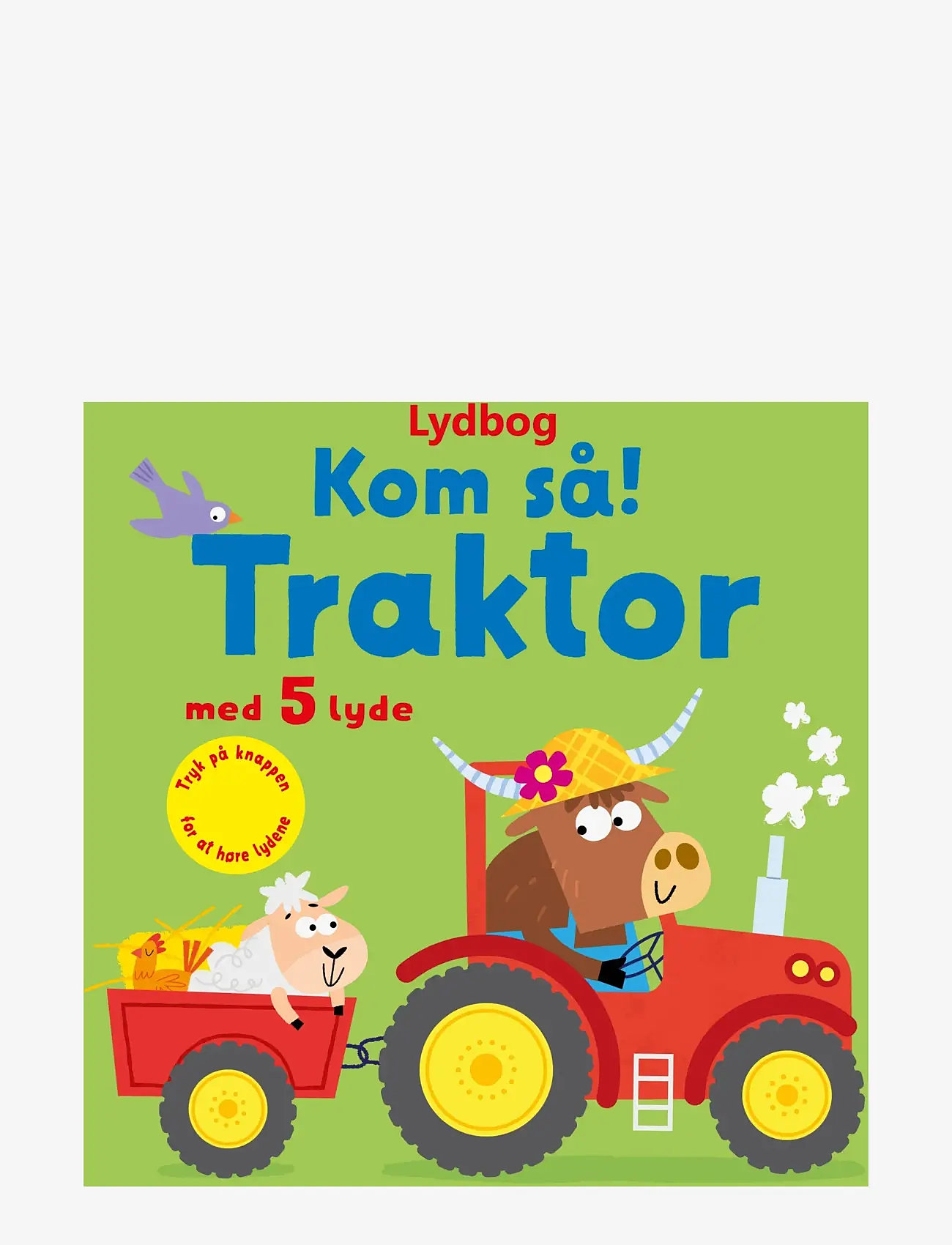 GLOBE - Kom så, traktor! - med 5 lyde - pedagogiska barnböcker - boardbook w sound - 0