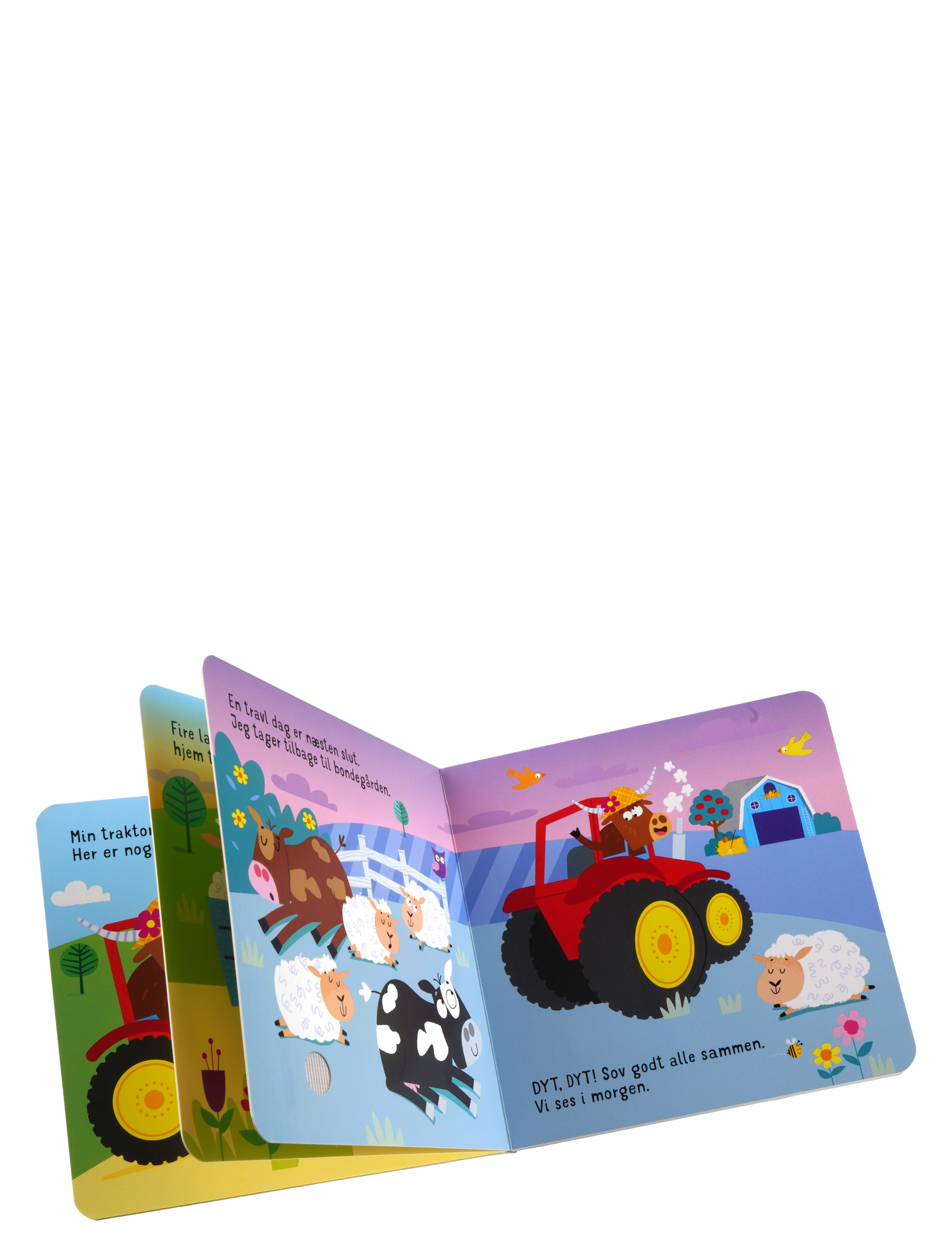 GLOBE - Kom så, traktor! - med 5 lyde - pedagogiska barnböcker - boardbook w sound - 2