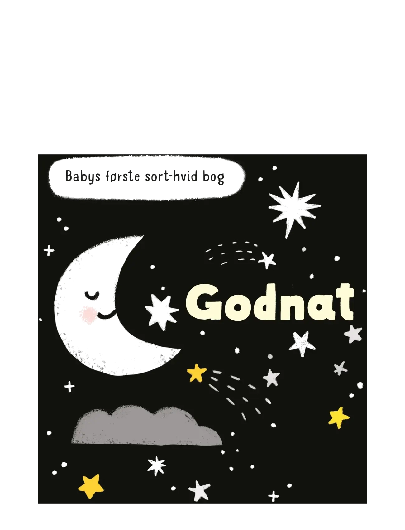 Babys første sort/hvid bog - Godnat - BOARDBOOK