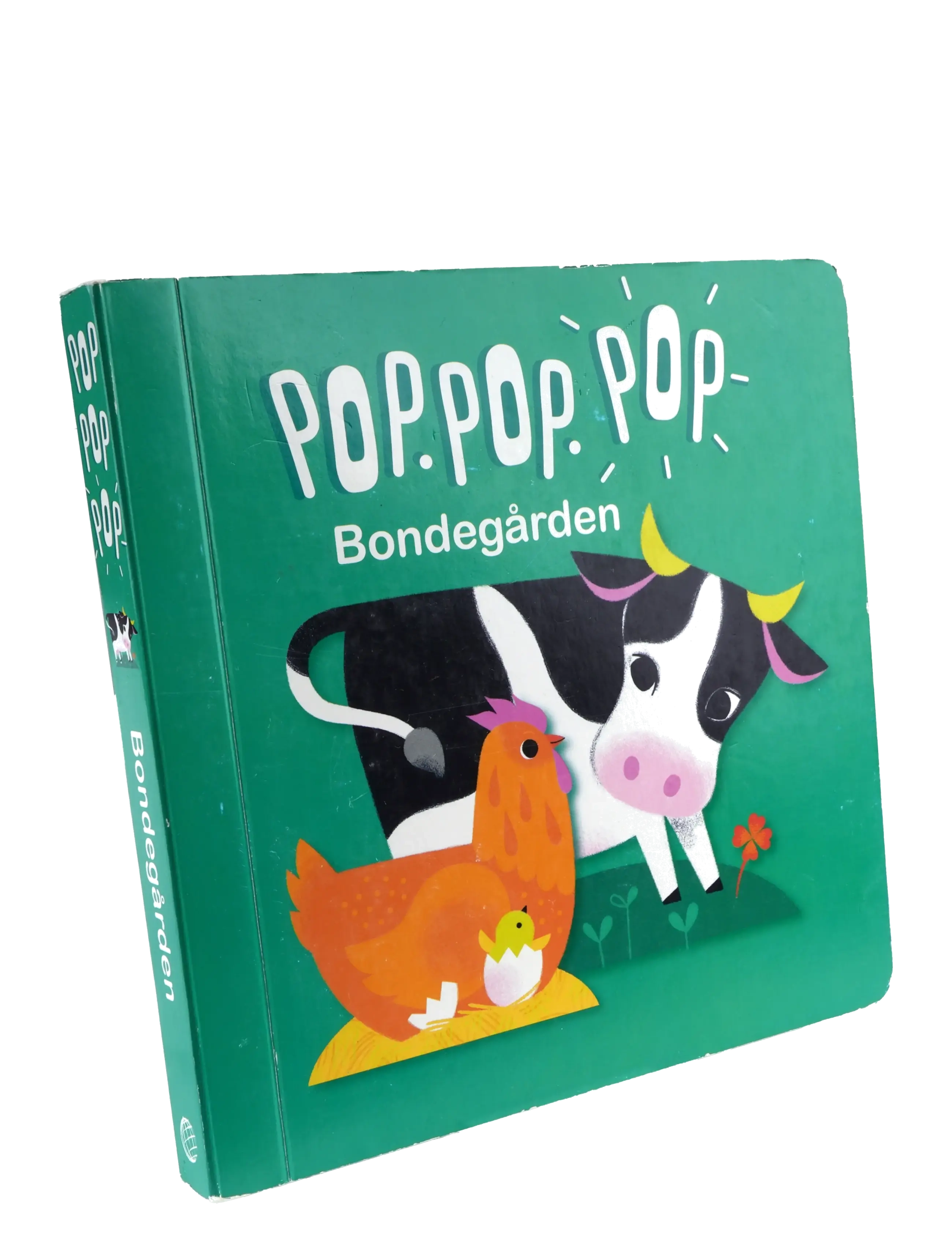 GLOBE - POP POP POP Bondegården - babybøger - boardbook - 1