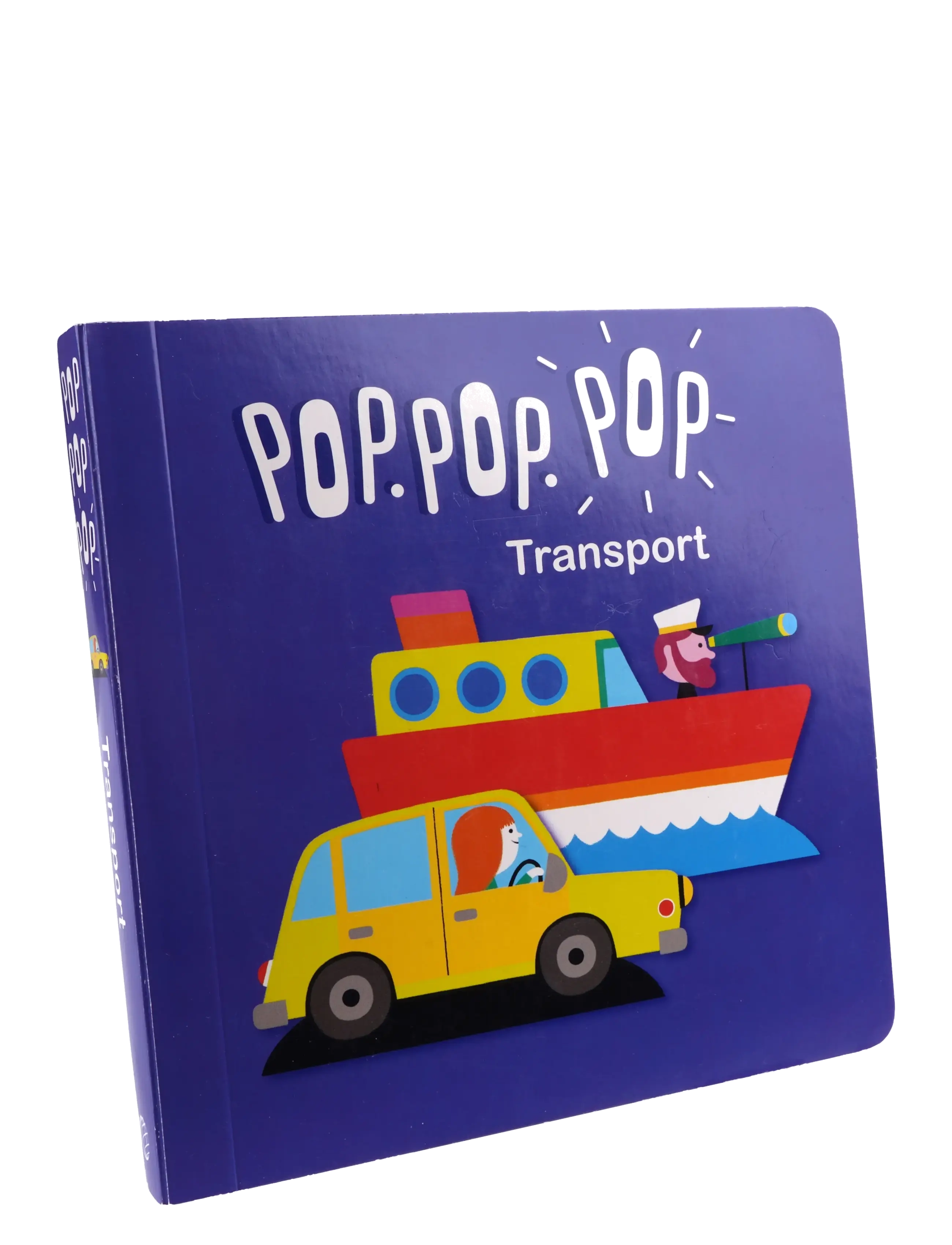 GLOBE - POP POP POP Transport - babybøger - boardbook - 1