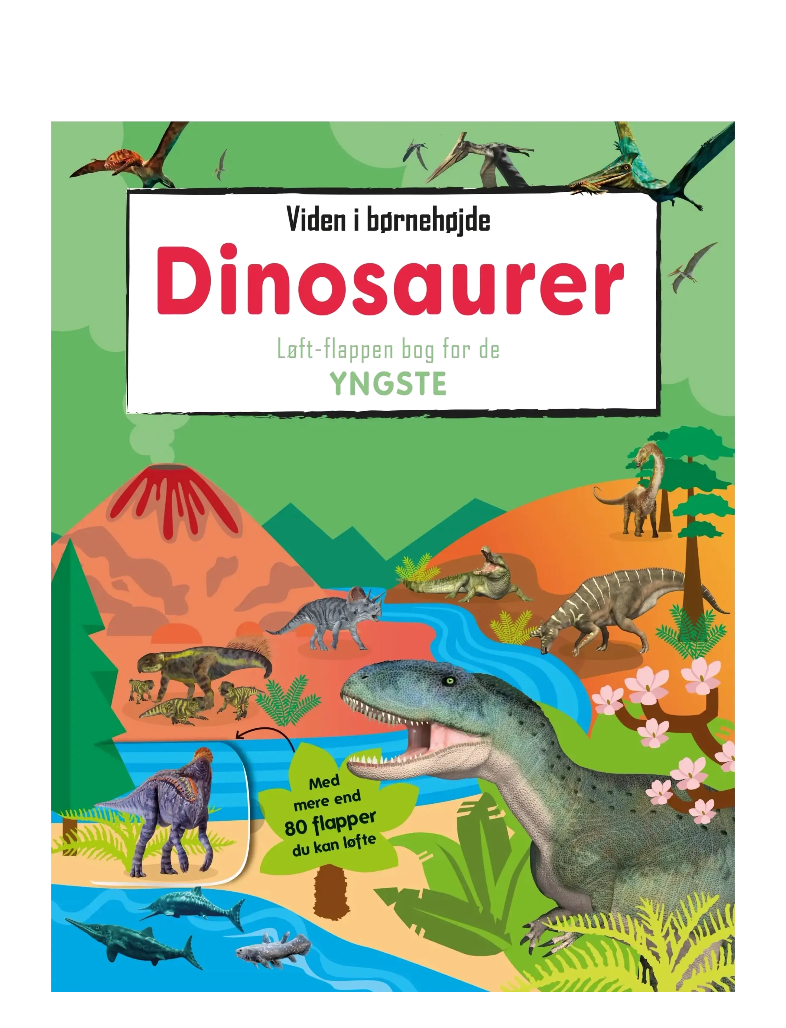 GLOBE Viden I Børnehøjde: Dinosaurer Med Flapper, 22.5X28.3X2, Multi/patterned > Legetøj, Børn