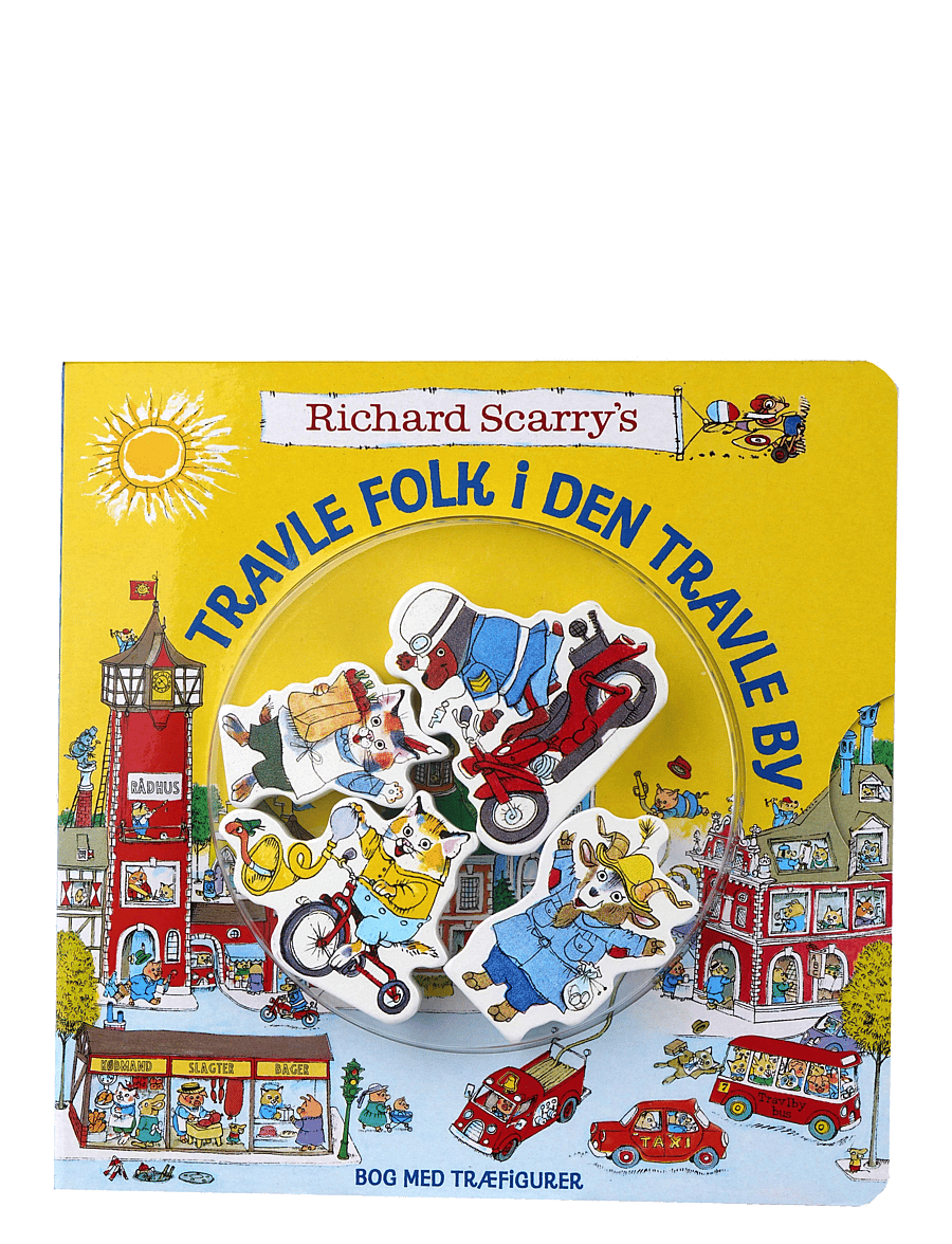 GLOBE - Richard Scarry: Travle folk i den travle by - sagor - boardbook - 0