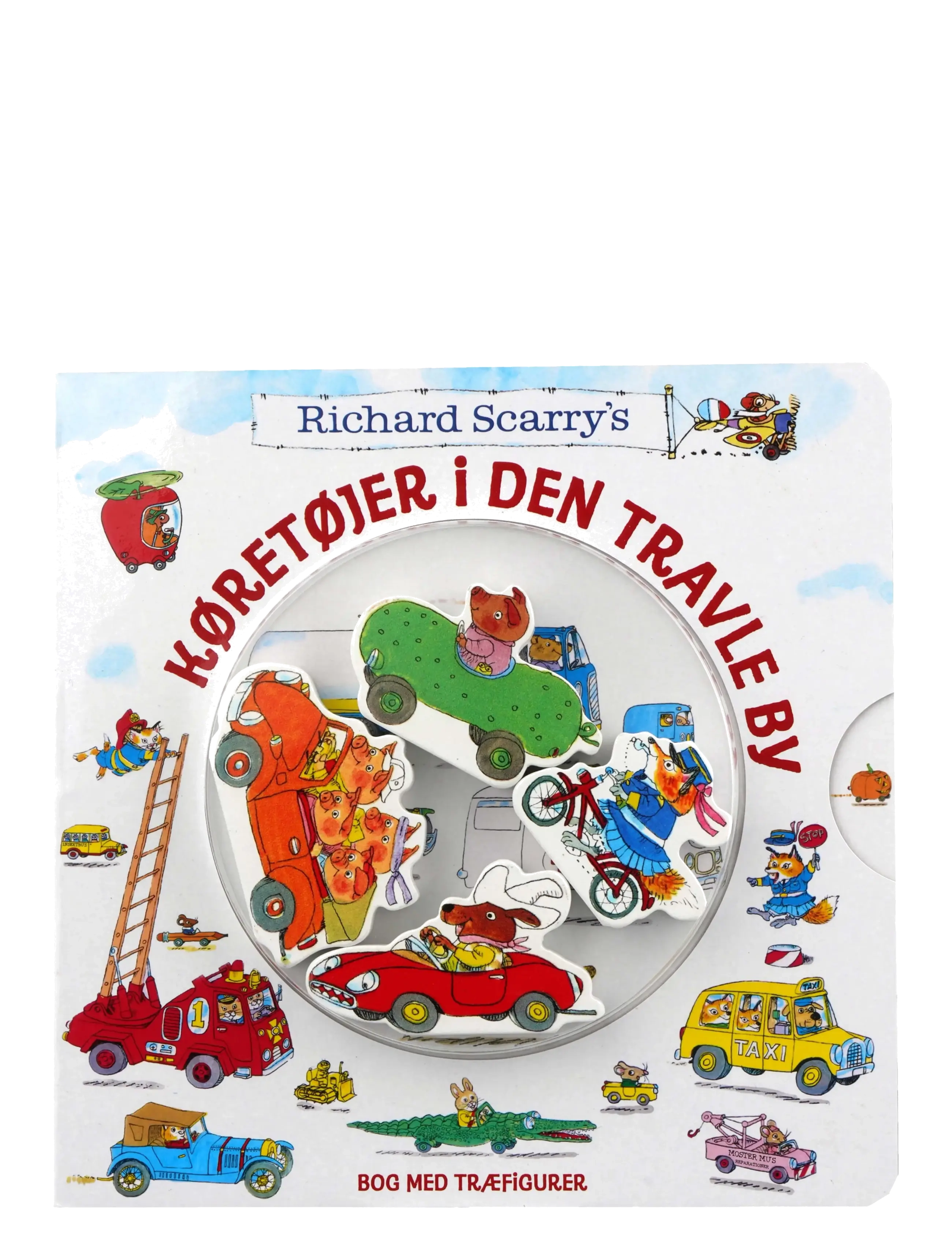 GLOBE Richard Scarry: Køretøjer I Den Travle By, 21X21X4, Multi/patterned > Legetøj, Børn