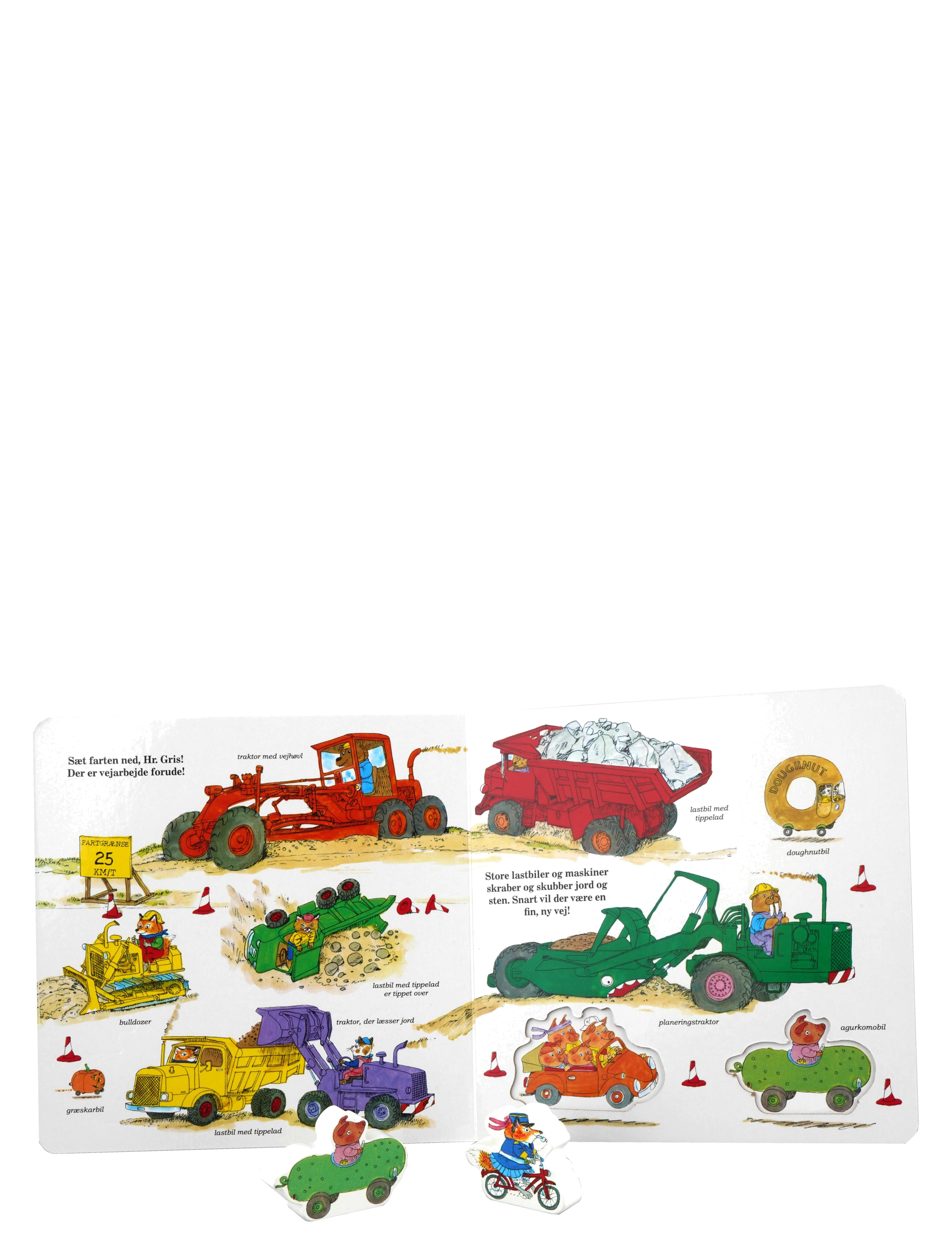GLOBE - Richard Scarry: Køretøjer i den travle by - boardbook - 1