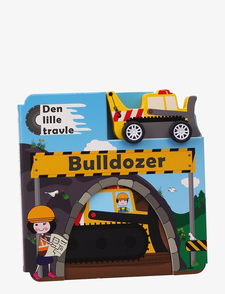 GLOBE - Den lille travle Bulldozer - baby books - boardbook - 0