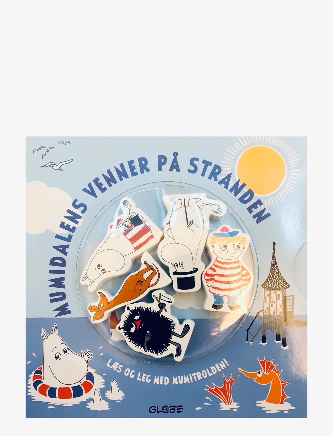 GLOBE Mumidalens venner på stranden - Legetøj - BOARDBOOK / multi
